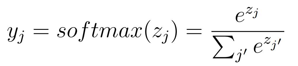Math. Definition der Softmax-Funktion.